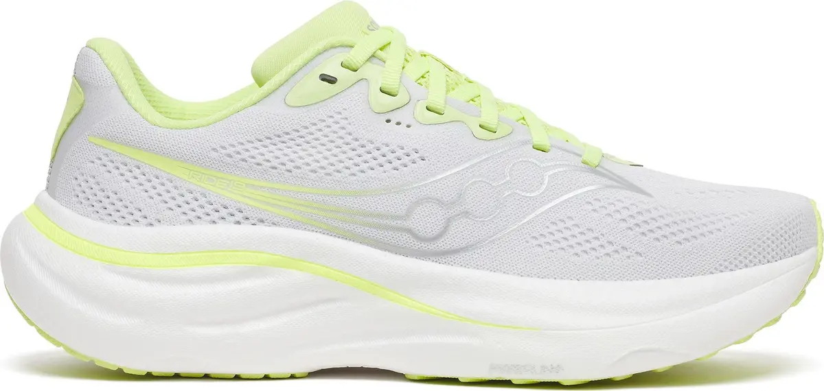 Saucony Women's Ride 19 White/tart