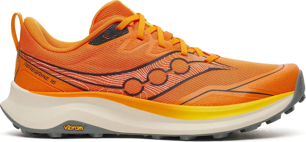Saucony Men's Peregrine 16 Fuego/cyber