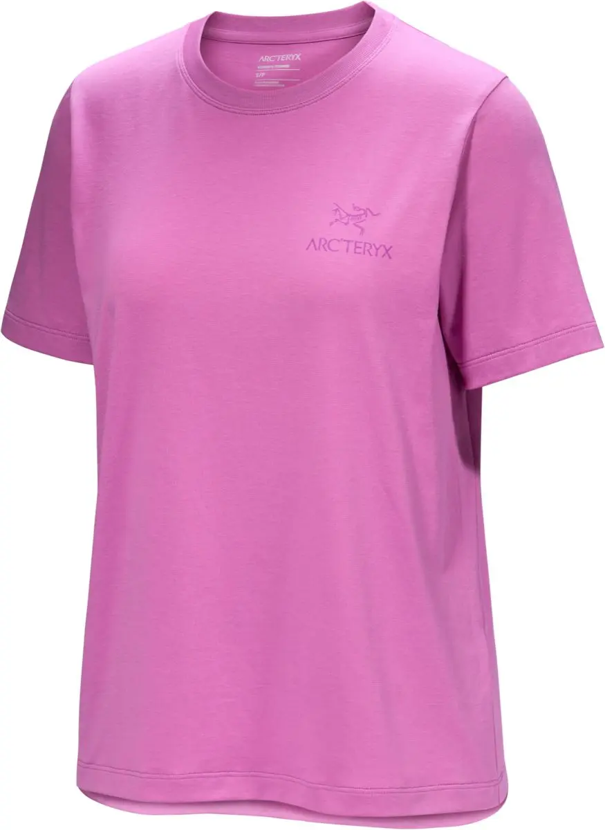 Arc'teryx Women's Kragg Sl Cotton Emblem Crew Shortsleeve Alpenglow