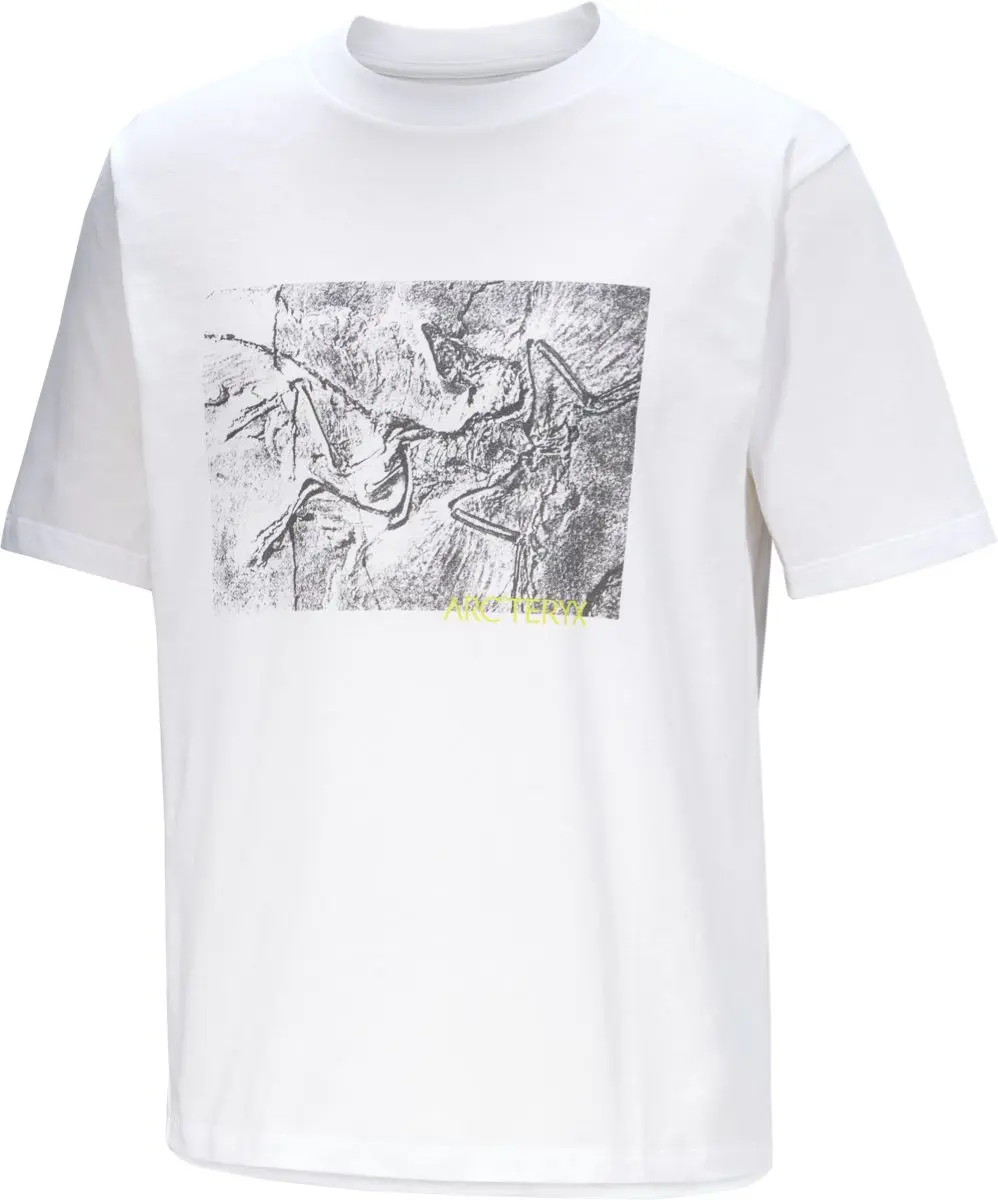 Arc'teryx Kragg Cotton Lithographica Ss M White Light