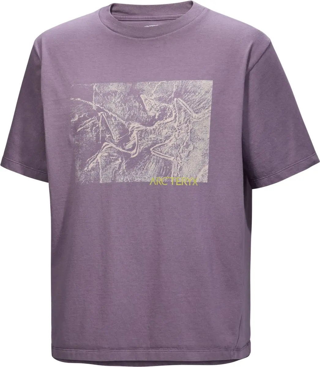 Arc'teryx Kragg Cotton Lithographica Ss M Lt Moondrop