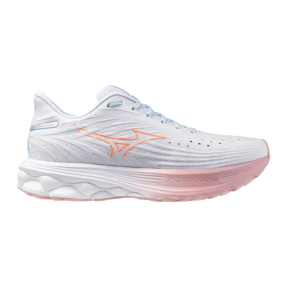Mizuno Women's Wave Skyrise 6 Nantucket Breeze/striking Coral/bleached Mauve
