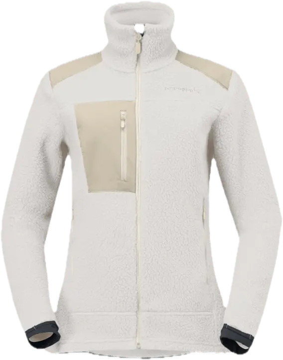 Norrøna Women's Trollveggen Warm3 Jacket Whisper White/oatmeal