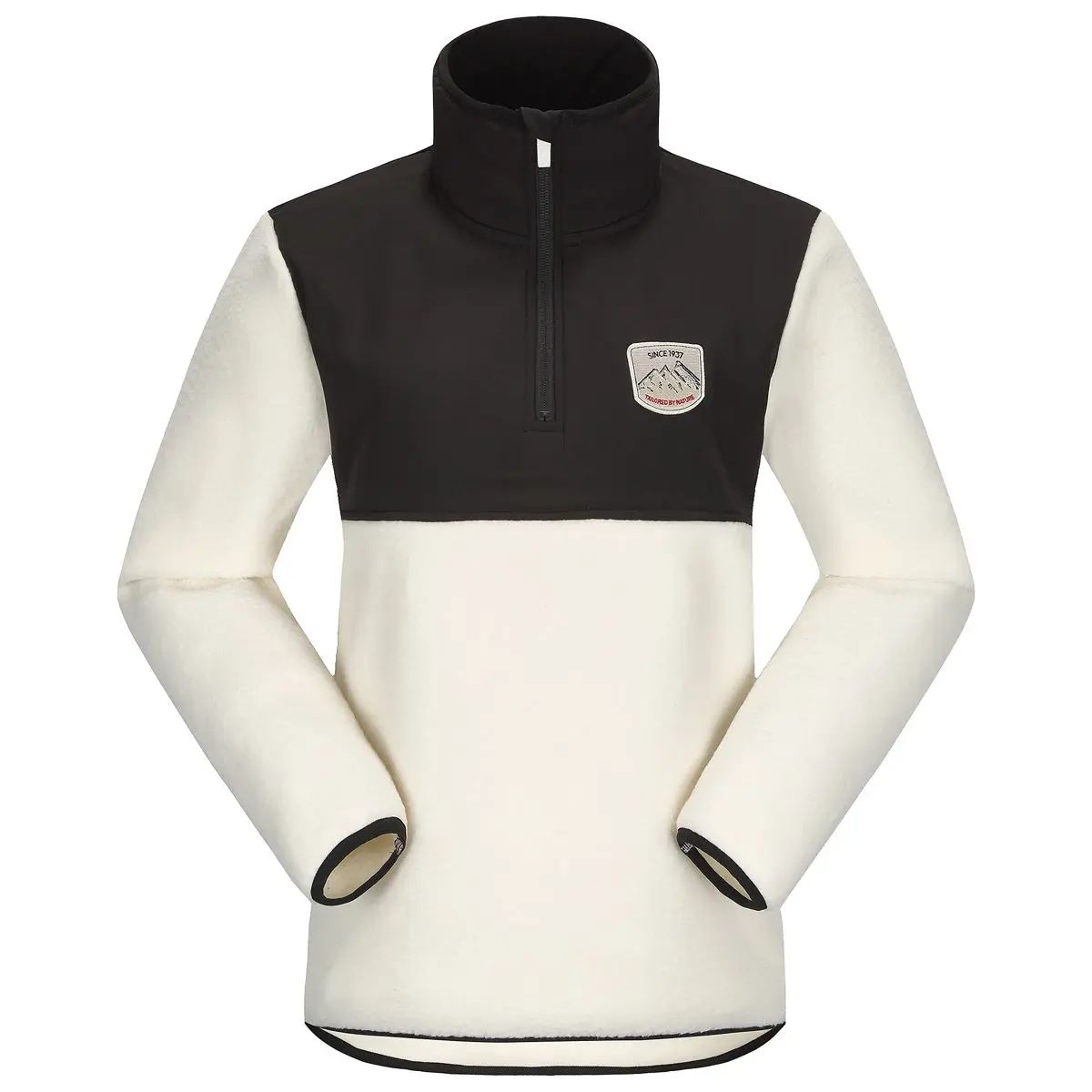 Skogstad W Nautgardstinden Pilefleece Half-Zip Black