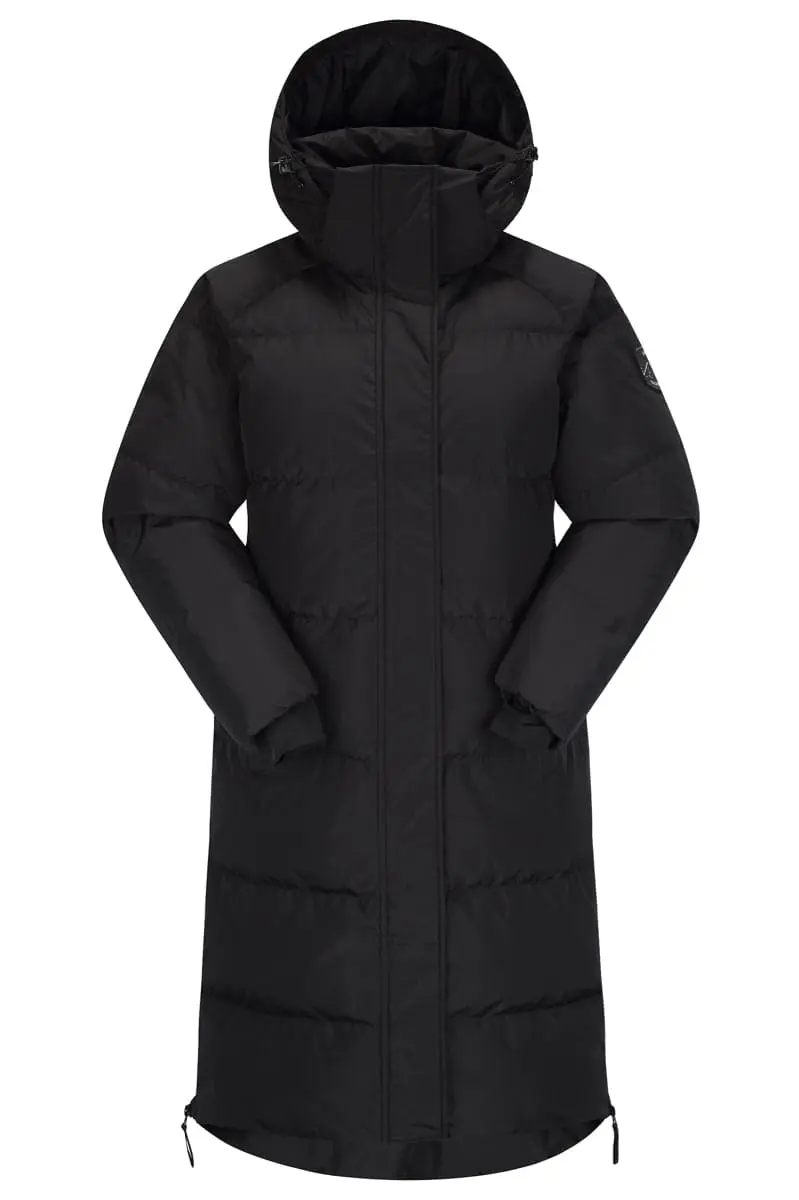 Skogstad W Haugland Dunkåpe Black