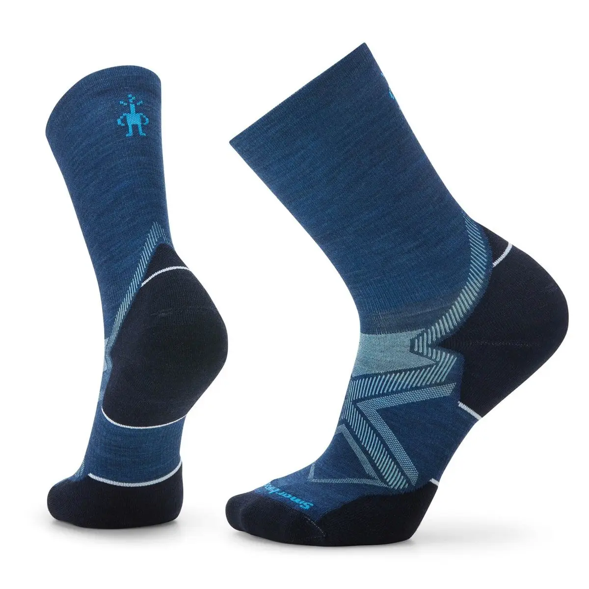 Smartwool Run Cold Weather Targeted Cushion Crew Socks Alpine Blue
