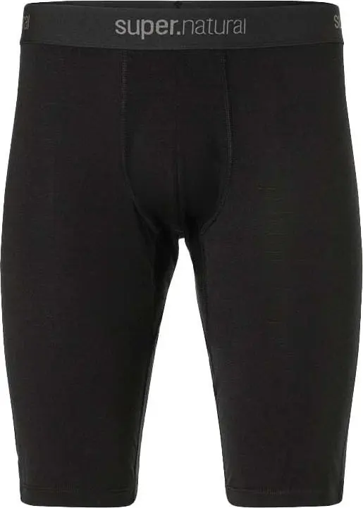 super.natural Men's Tundra175 Short Tight Jet Black