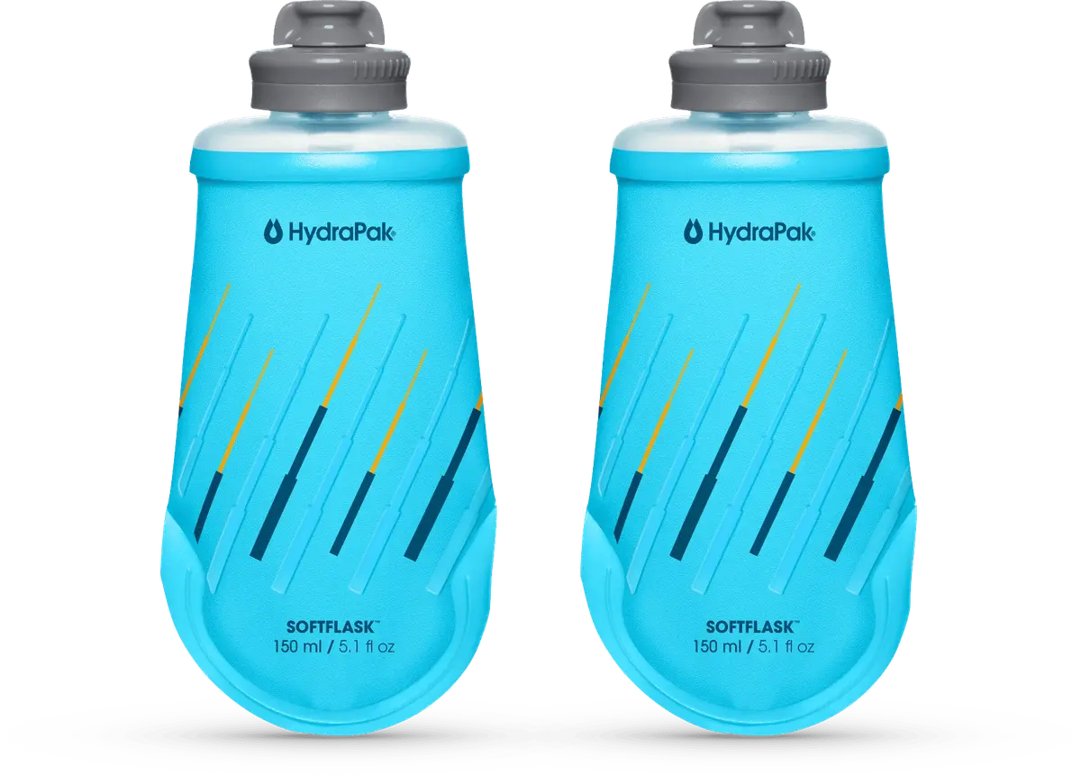 Hydrapak Softflask 150ml - 2- Pack Malibu Blue