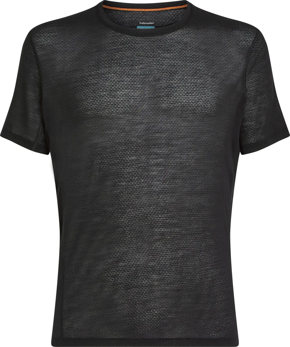 Icebreaker Men's Merino 75 Cool-Lite Featherlight Shortsleeve Crewe Black