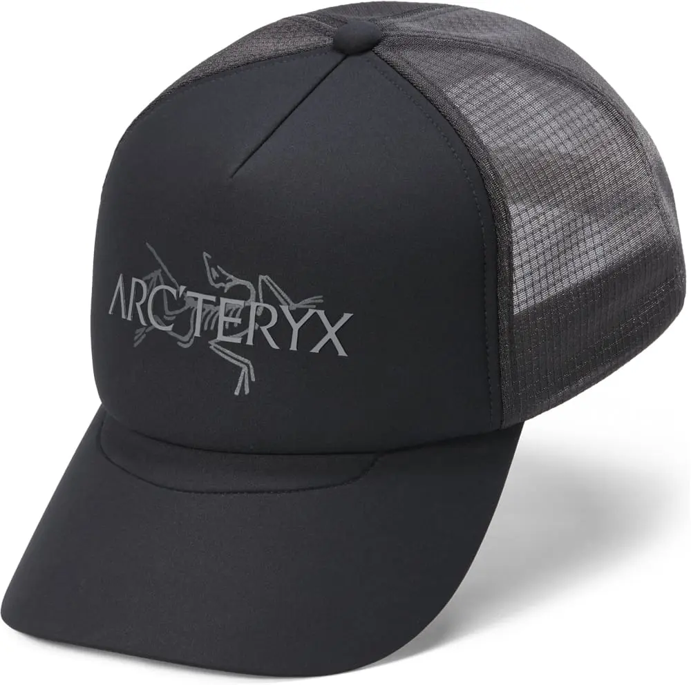 Arc'teryx Bird Word Trucker Hat Black/Cloud