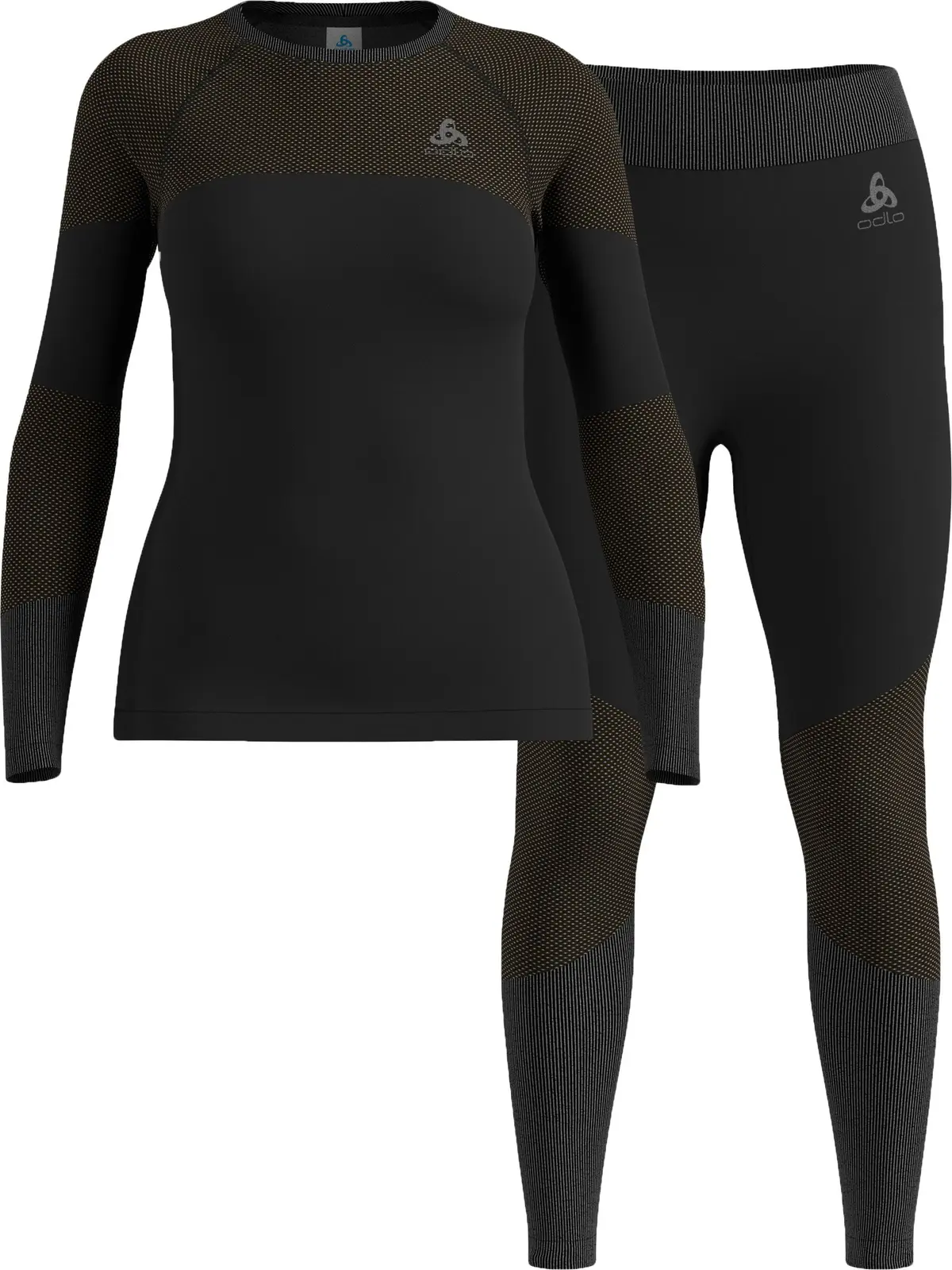 Odlo Women's Odlo Fundamentals Performance Warm Set Long Black