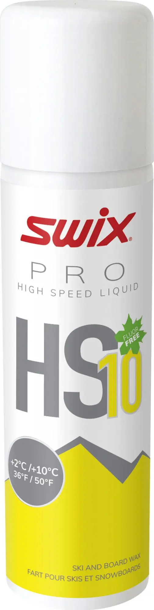 Swix HS10 Liq. Yellow, +2°C/+10°C, 125ml Yellow