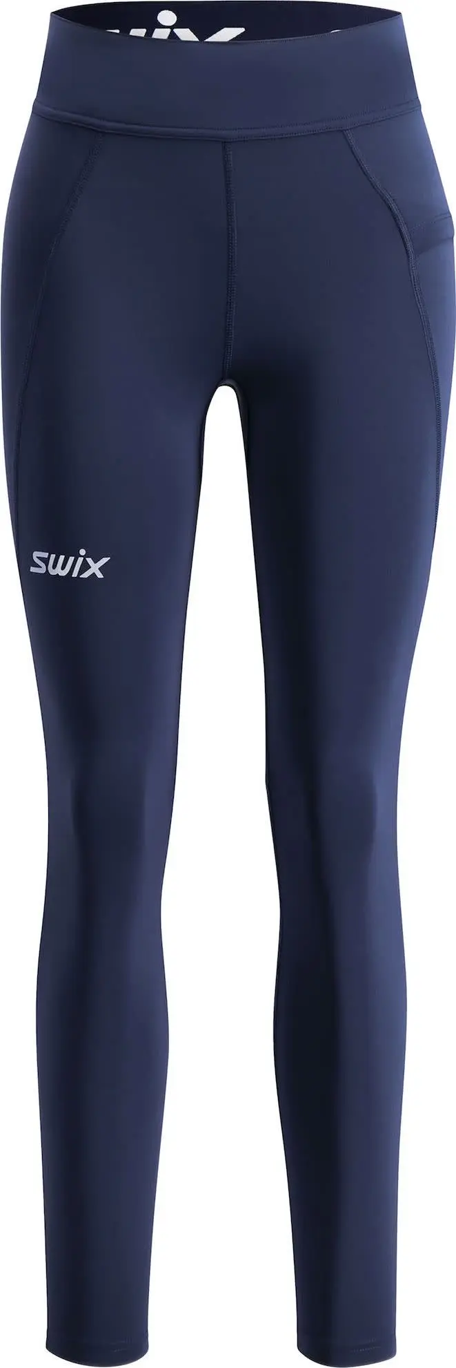 Swix Women's Pace High Waist Tights Dark Navy