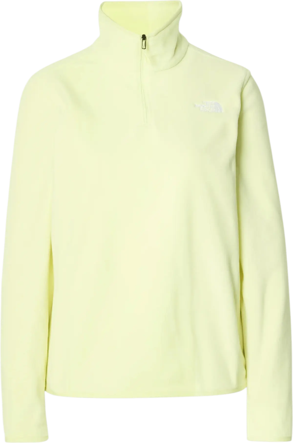 The North Face Women's Glacier Fleece 1/4 Zip Jacket Lemon Mist
