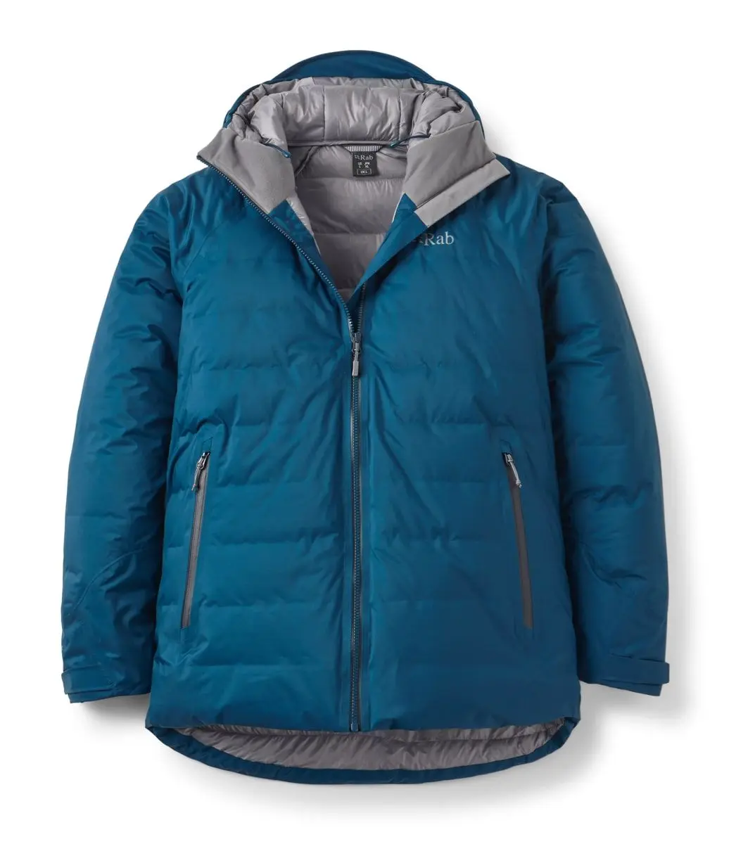 Rab Men's Valiance Waterproof Down Jacket Tempest Blue