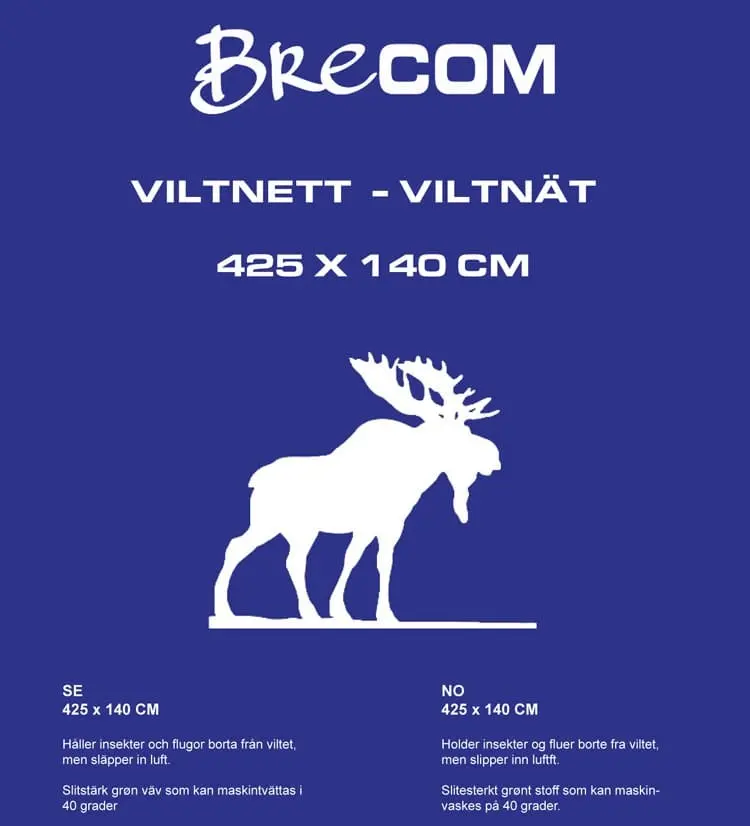 Brecom Viltnett ELG 140X425 cm