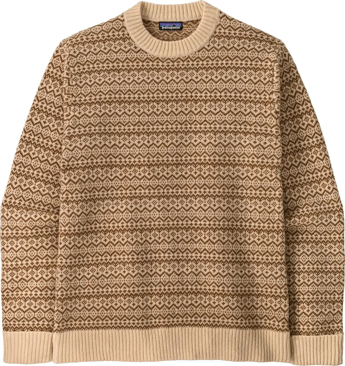 Patagonia Men's Recycled Wool-Blend Sweater Snow Squail: Natural