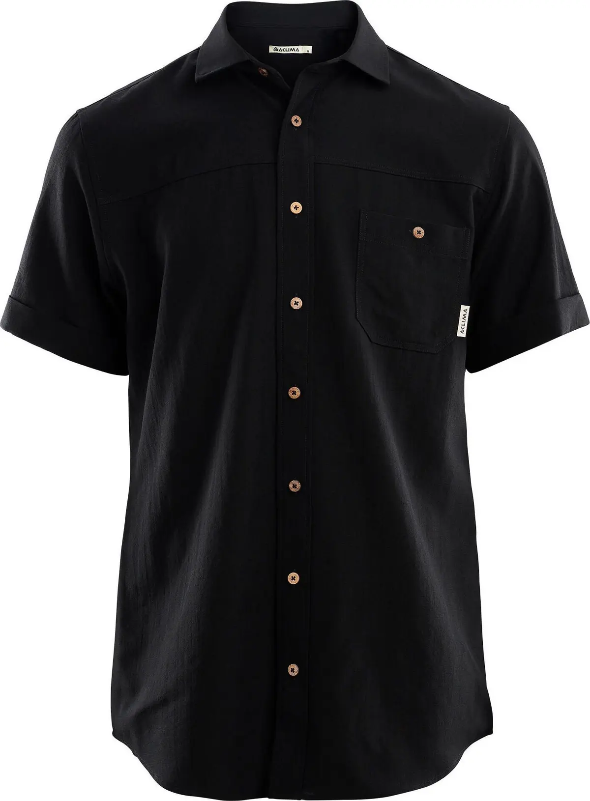 Aclima Men's LeisureWool Short Sleeve Shirt Navy Blazer