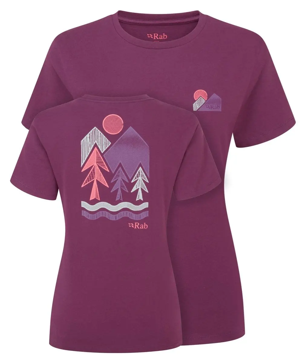 Rab Tuku Vista Tee Wmns Mulberry