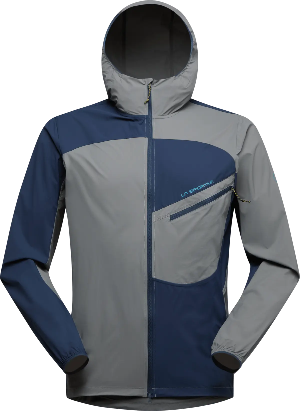 La Sportiva Men's Freeway Wind Jacket Steel/Night Sky