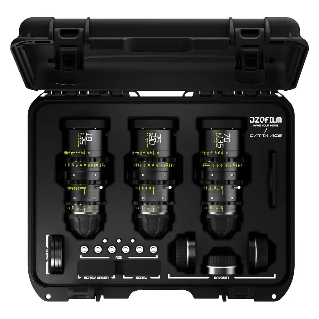 DZOFilm Catta FF 3-Lens Zoom Bundle T2.9