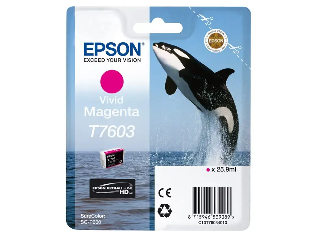 Epson T7603 Vivid Magenta 26 ml