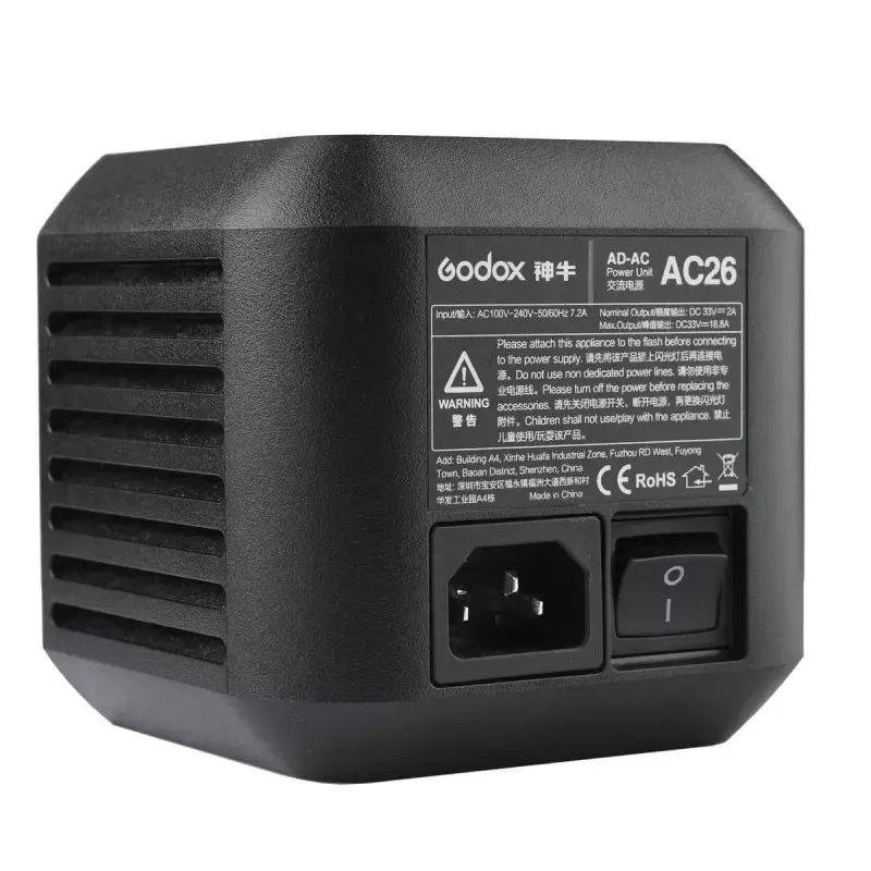 Godox AC Power adapter AC26 for AD600Pro
