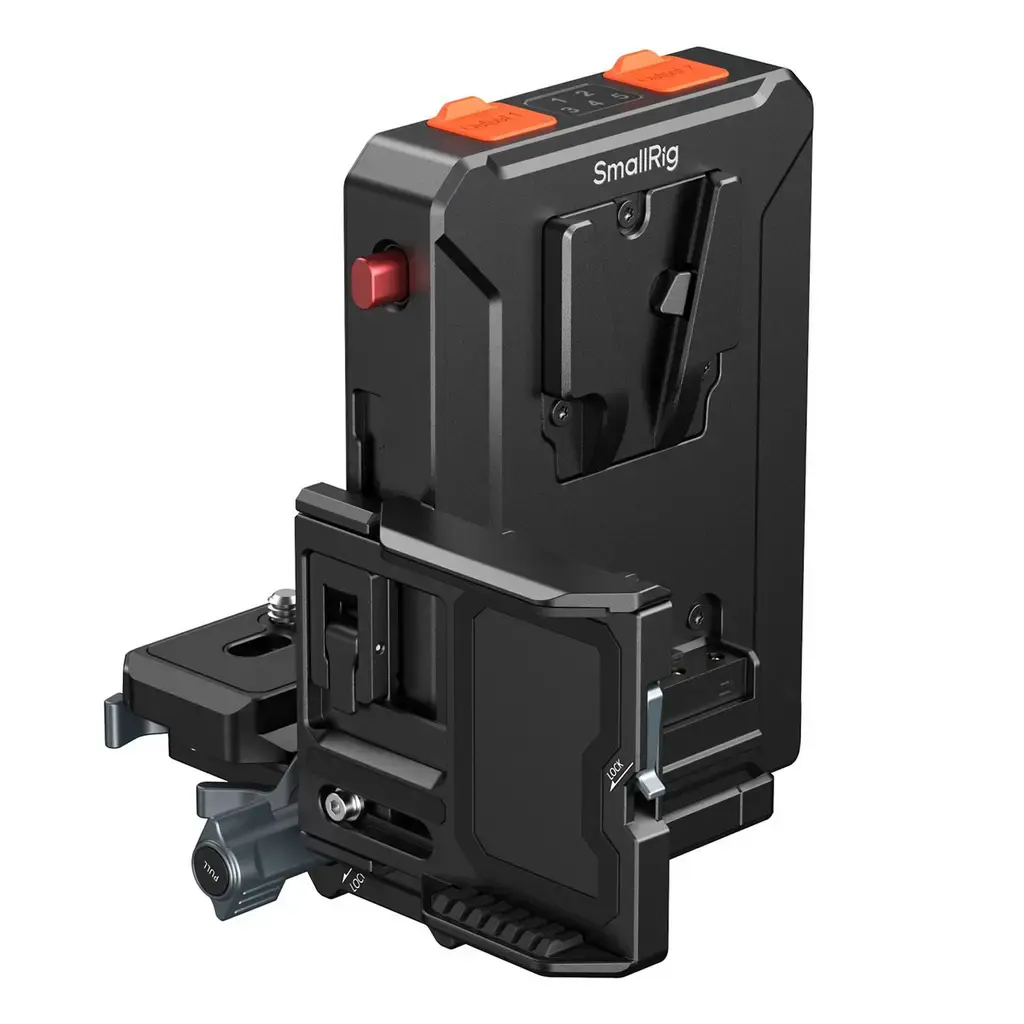 SmallRig 5899 Intelligent V-Mount Battery Adapter Plate Compatible with Arca-Swiss