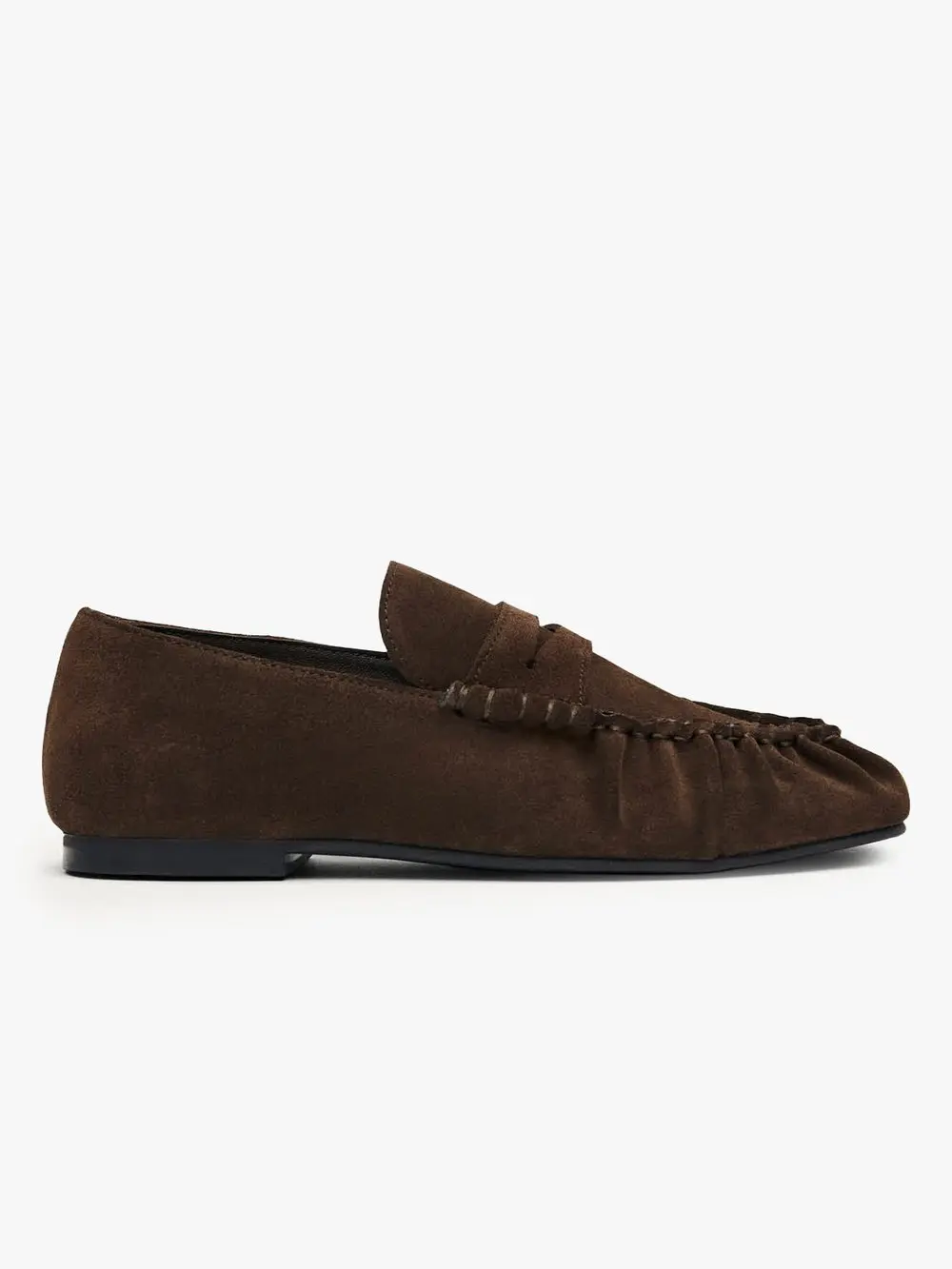 Aven Suede Brown Leather Loafers