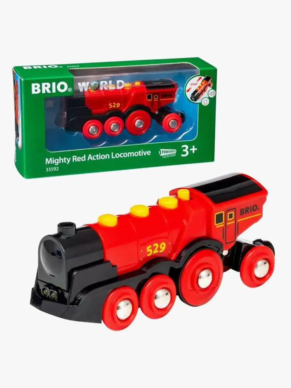 ® Lok B/O stort rødt