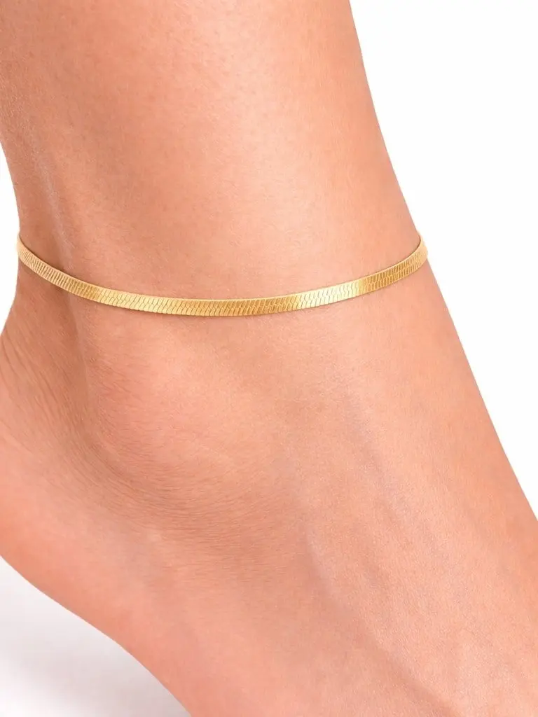 Steel Paris Anklet