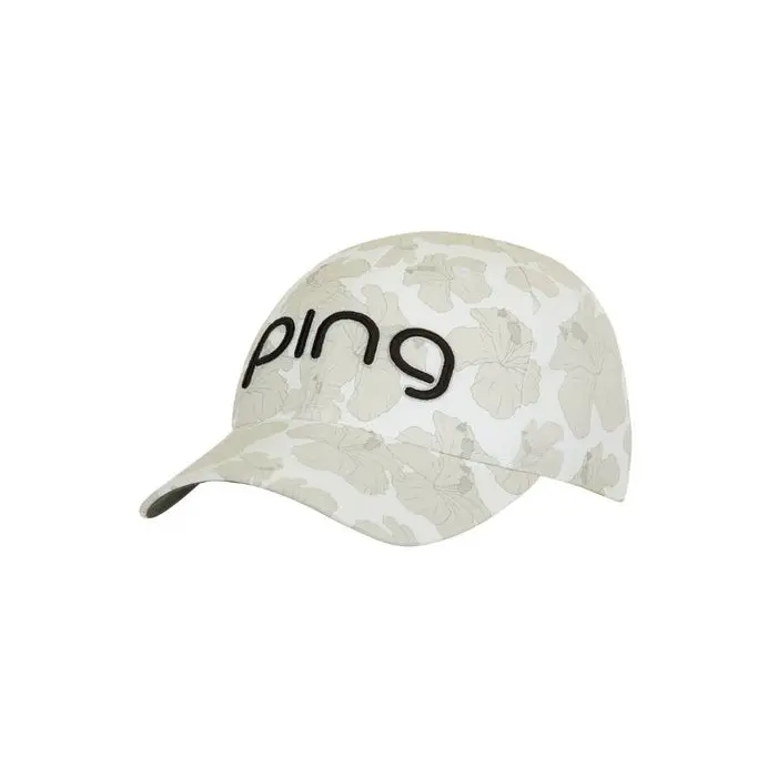 Tour Delta Caps Dame Hvit/Blomster