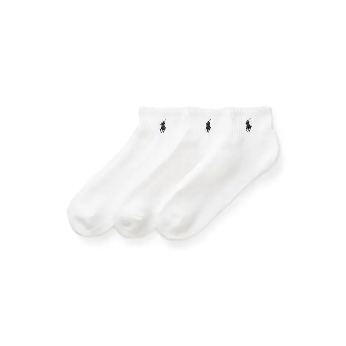 Quarter Sokker 3pk Hvit
