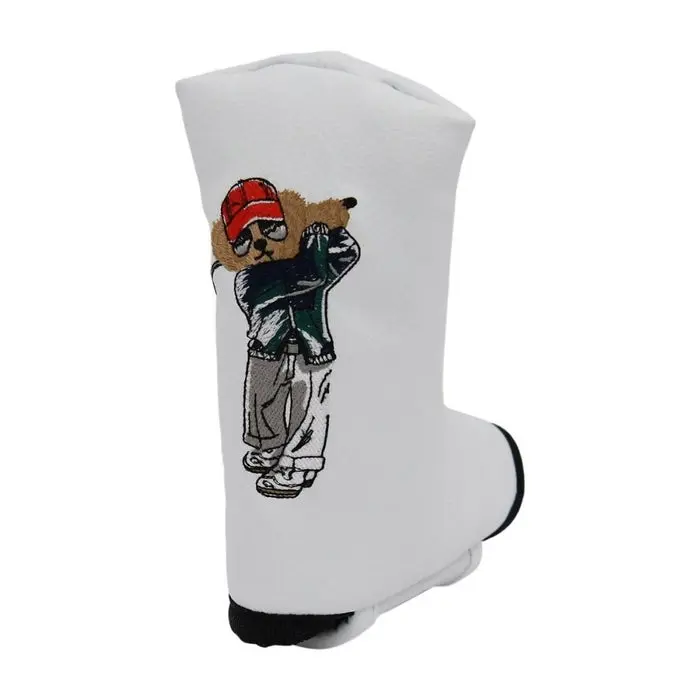 Bear Blade Putter Headcover Hvit