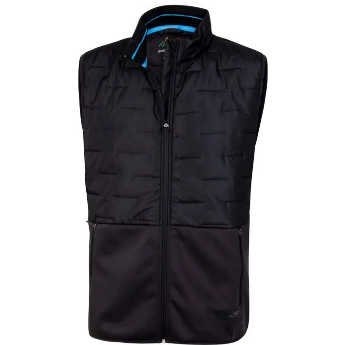 Quilted Gilet Vest Herre Svart