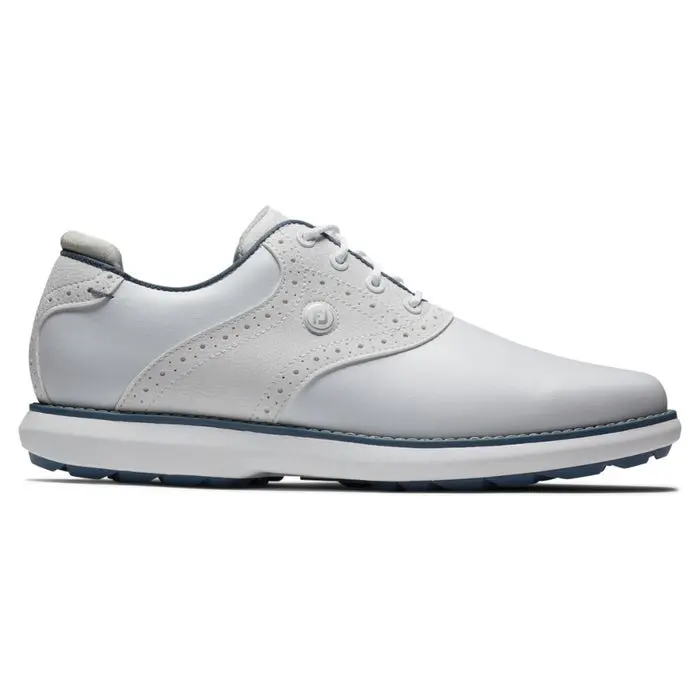 Traditions Spikeless Golfsko Dame Hvit/Blå/Grå