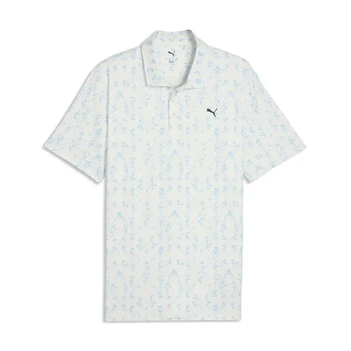 Cloudspun Argyle Bloom Pique Herre Hvit/Lyseblå