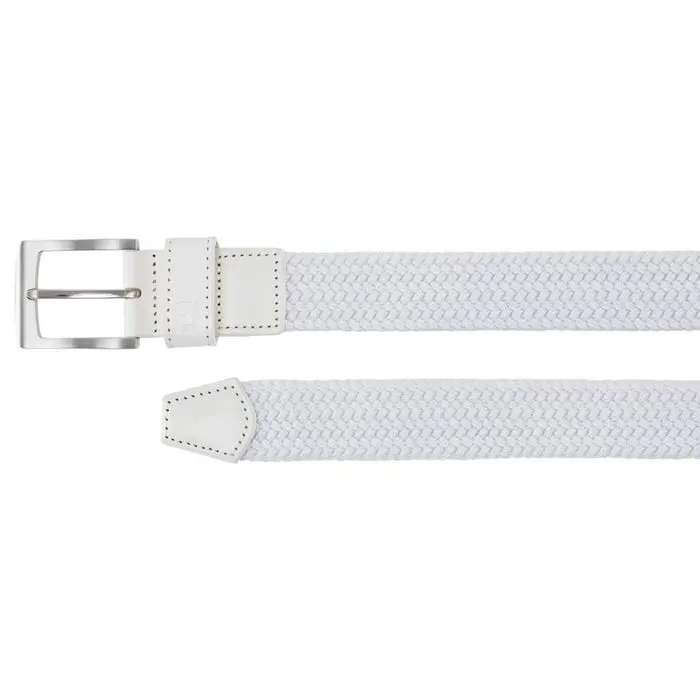 Braided Belte Hvit
