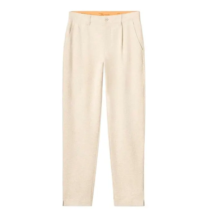 Ridgeweave Pleated Bukse Herre Sand