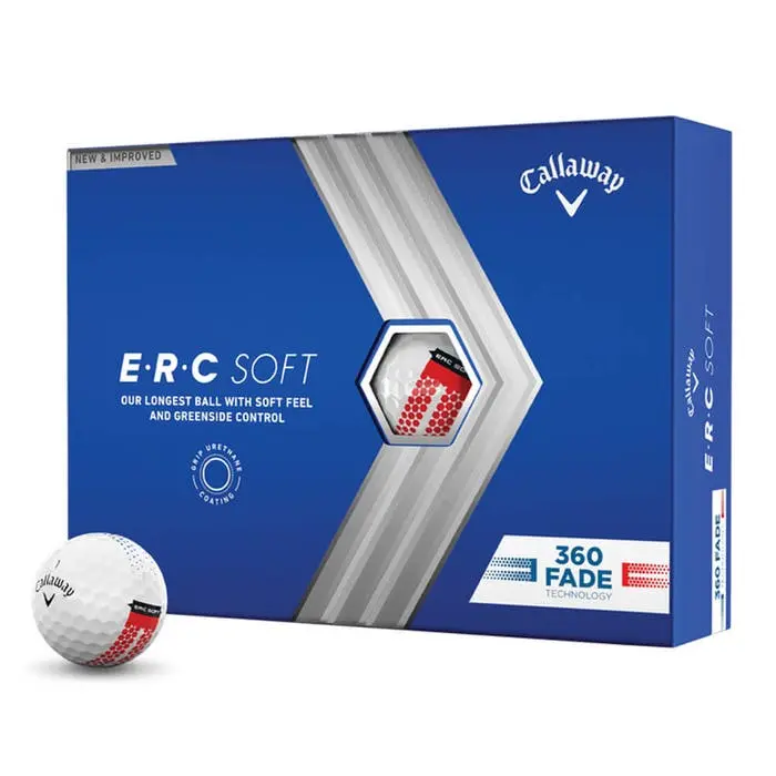 ERC Soft 360 Fade Golfball Hvit