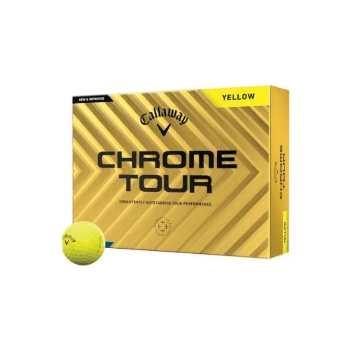 Chrome Tour Golfball Gul