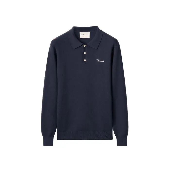 Club Knit Pique Herre Navy
