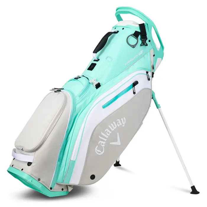 Fairway 14 Bærebag Aqua/Hvit/Sølv