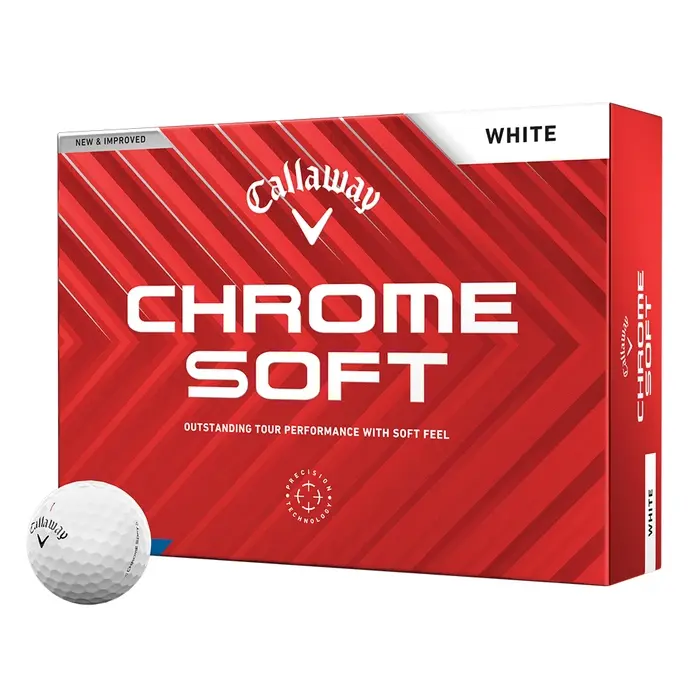 Chrome Soft 24 Golfball Hvit