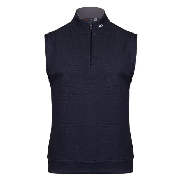 Essentials Half Zip Vest Herre Navy/Grå