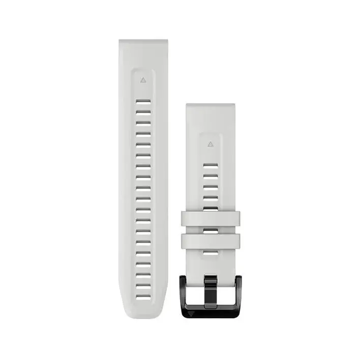 Klokkereim 22mm Carrara Hvit