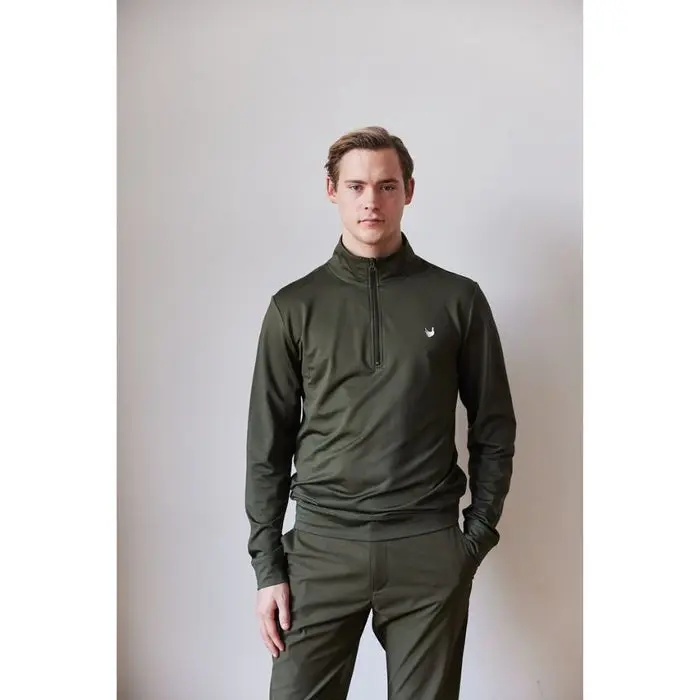 Halfzip Genser Herre Grønn