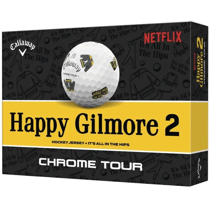 Happy Gilmore 2 Chrome Tour Golfball “It's All In The Hips”