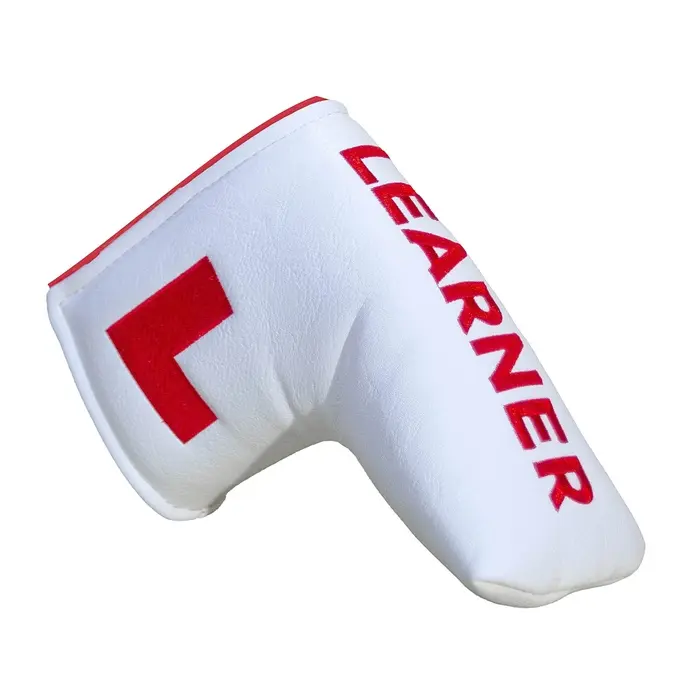 Øvelseskjøring Blade Putter Headcover Hvit