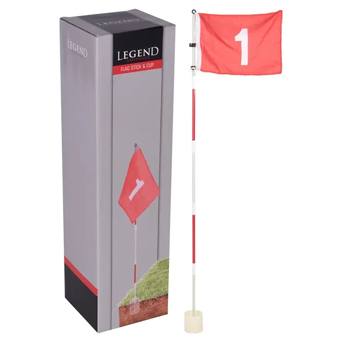 Golfflagg sett m/kopp